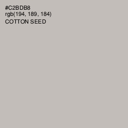 #C2BDB8 - Cotton Seed Color Image